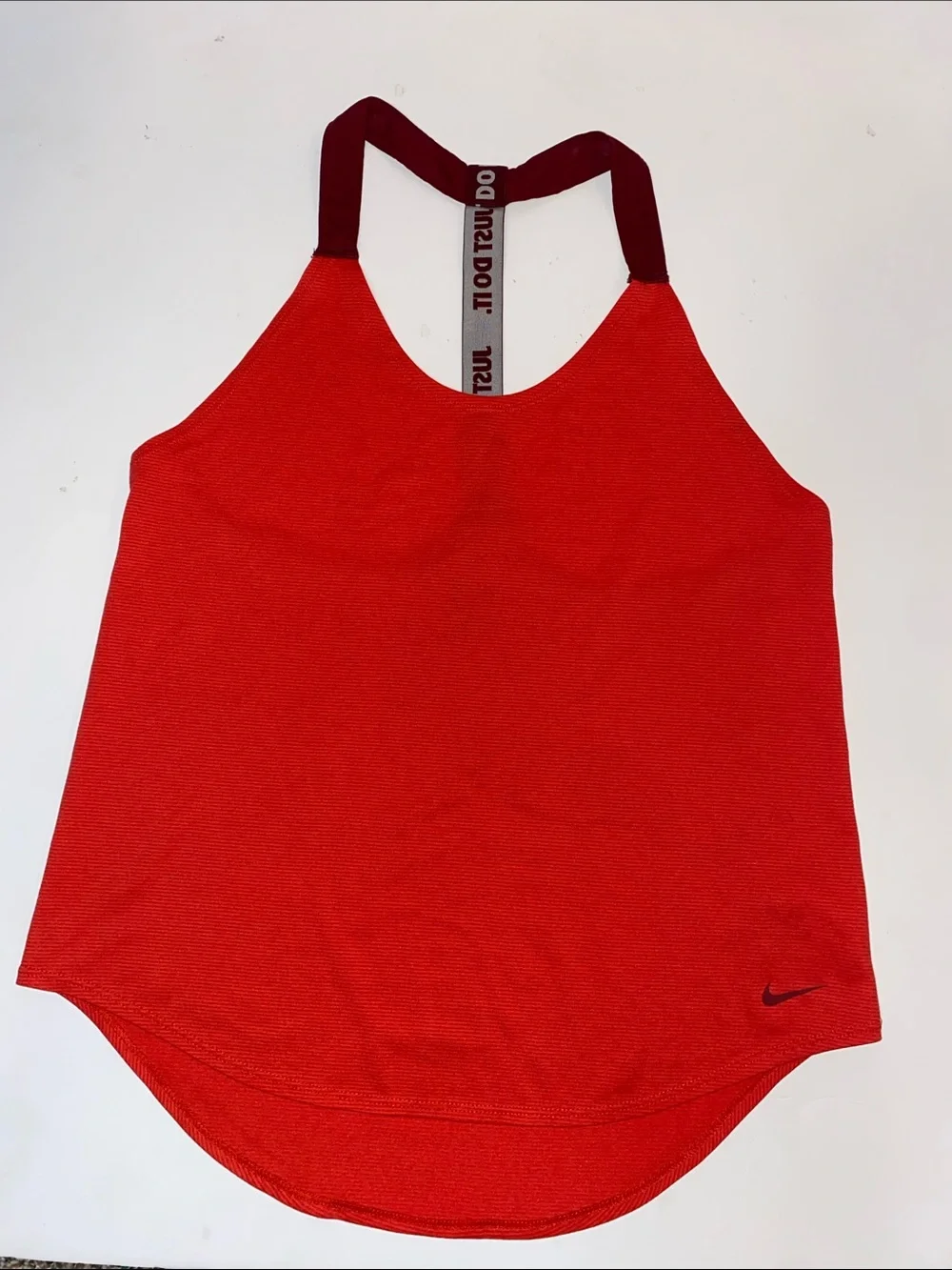 Nike Red Racerback Tank with Black Performance Leggings
